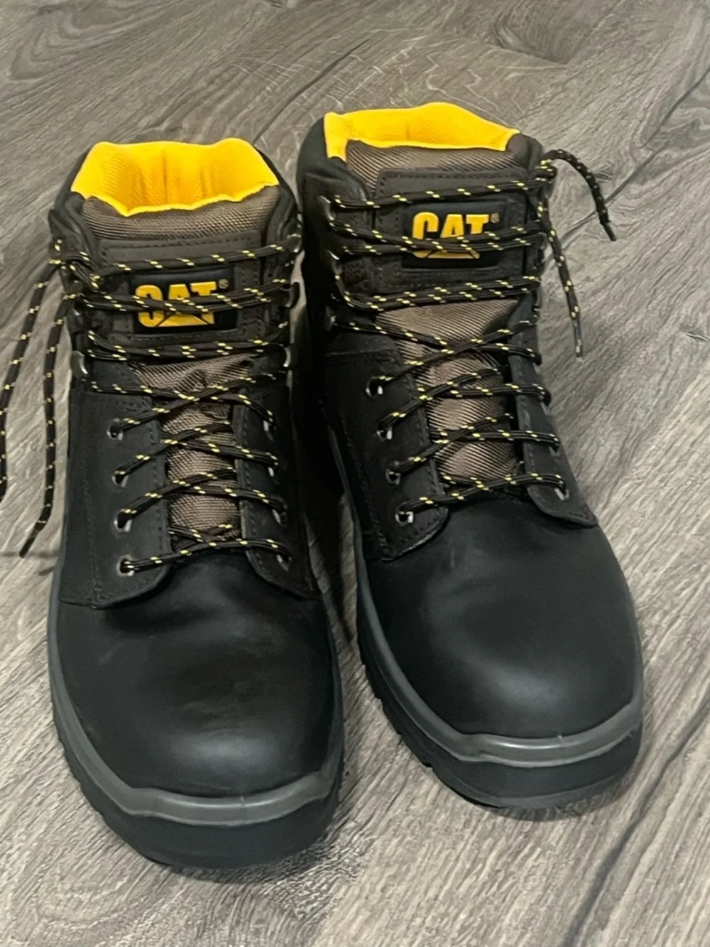 CAT Boots: Men's P91672 Brown Steel Toe Striver Slip Resistant EH Work Boot